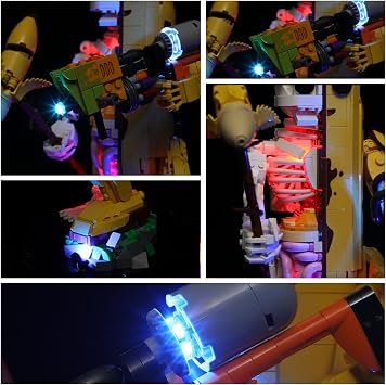 YEABRICKS LED Light for 77072 Fortnight Peely Bone Building Blocks Model (Building Set NOT Included)