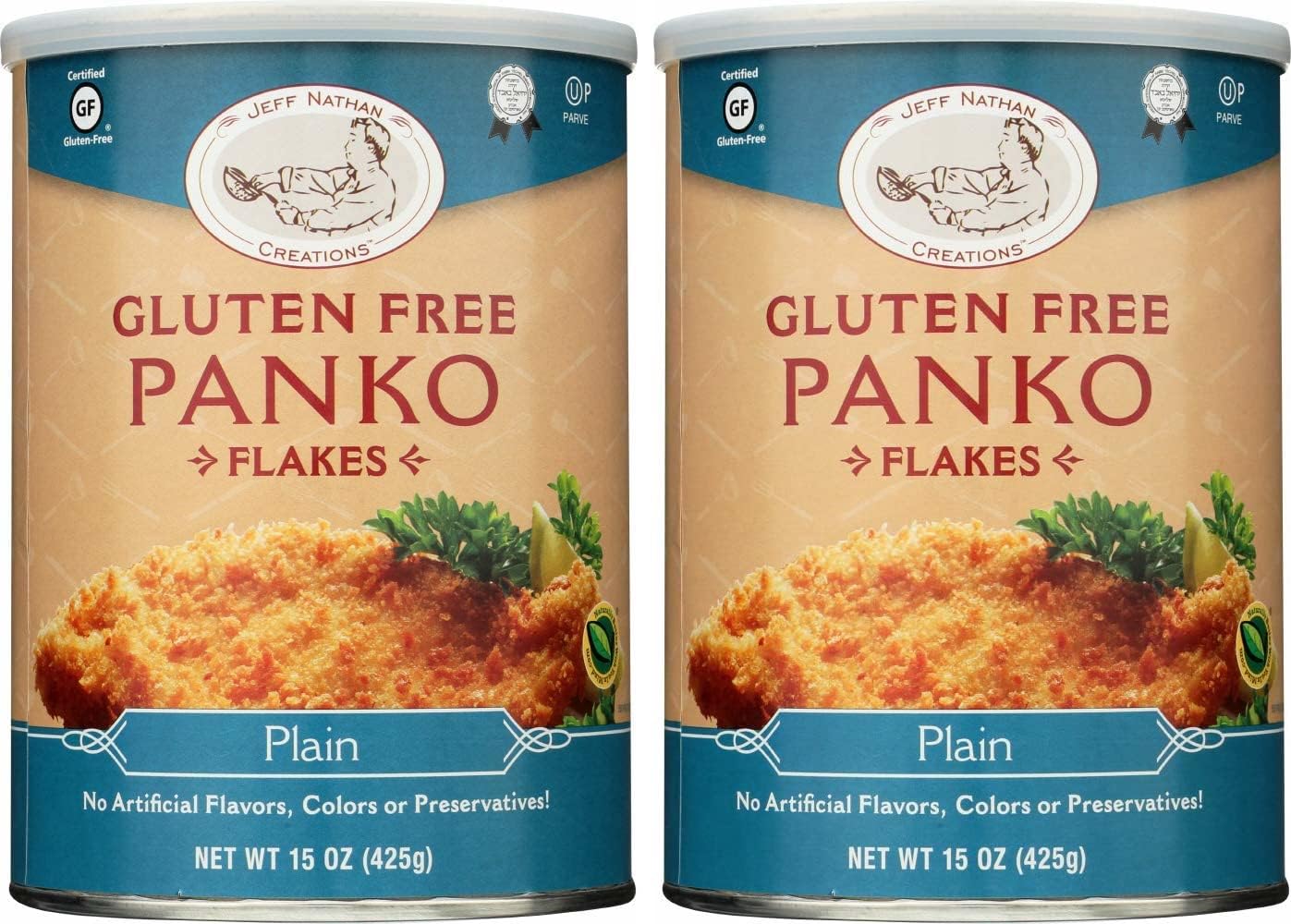 Gluten Free Breadcrumbs, Panko Crumbs, Plain 425g (Pack of 2) | No Artificial Flavours, Colours or Preservatives