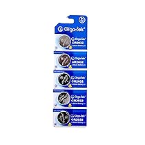 Giga-tek CR2032 3v Lithium Battery Pack of 5
