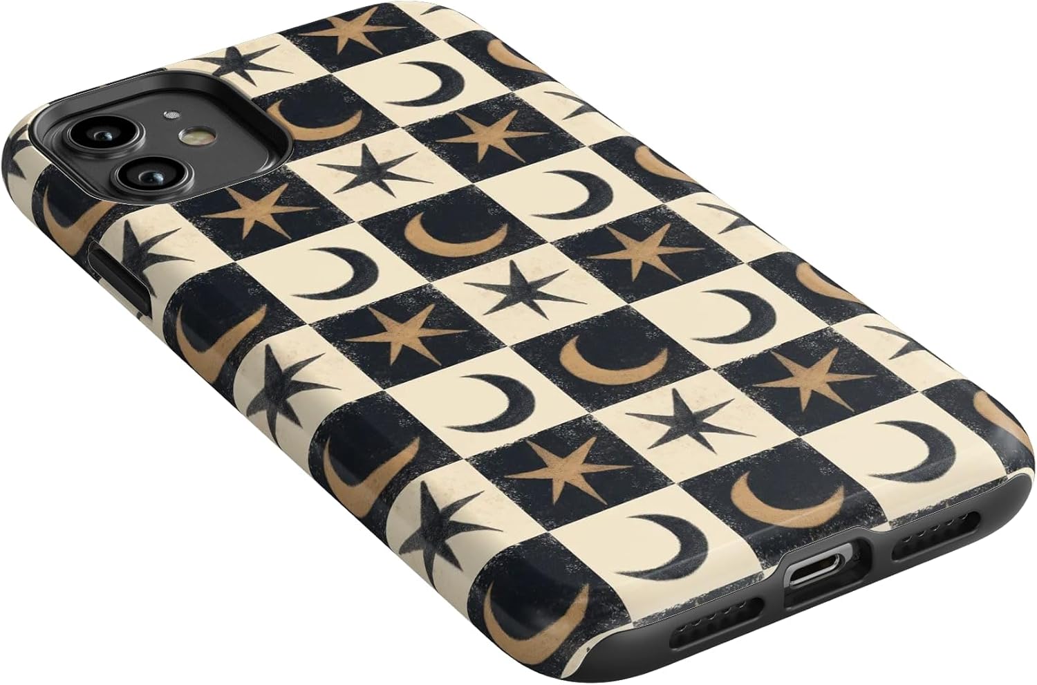 Casely iPhone 11 Case | Mystic Moonstar | Black Celestial | Essential Slim Dual-Layer Protective Design