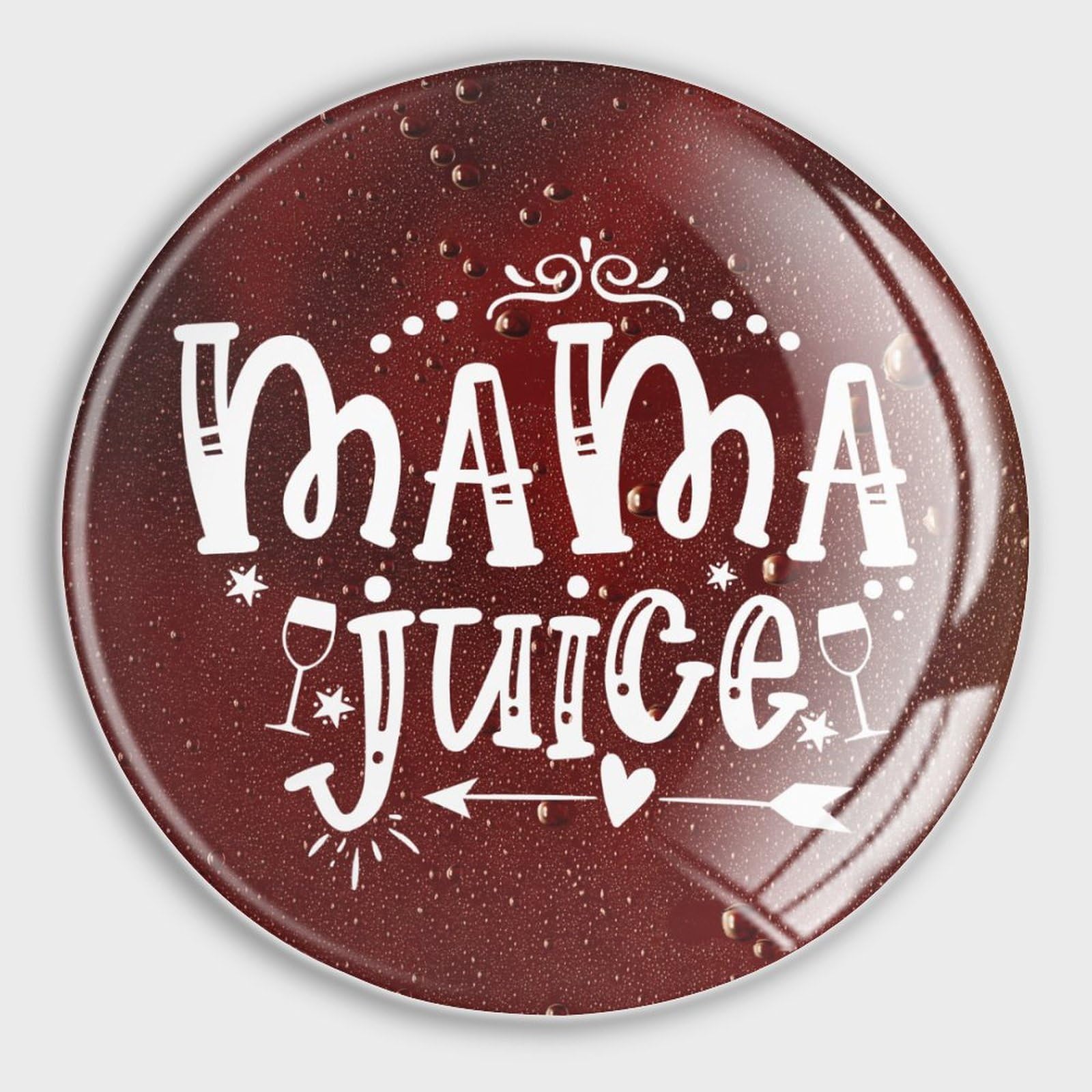 Aimants pour réfrigérateur en verre lot de 4 Mama Juice aimant puissant tableau blanc