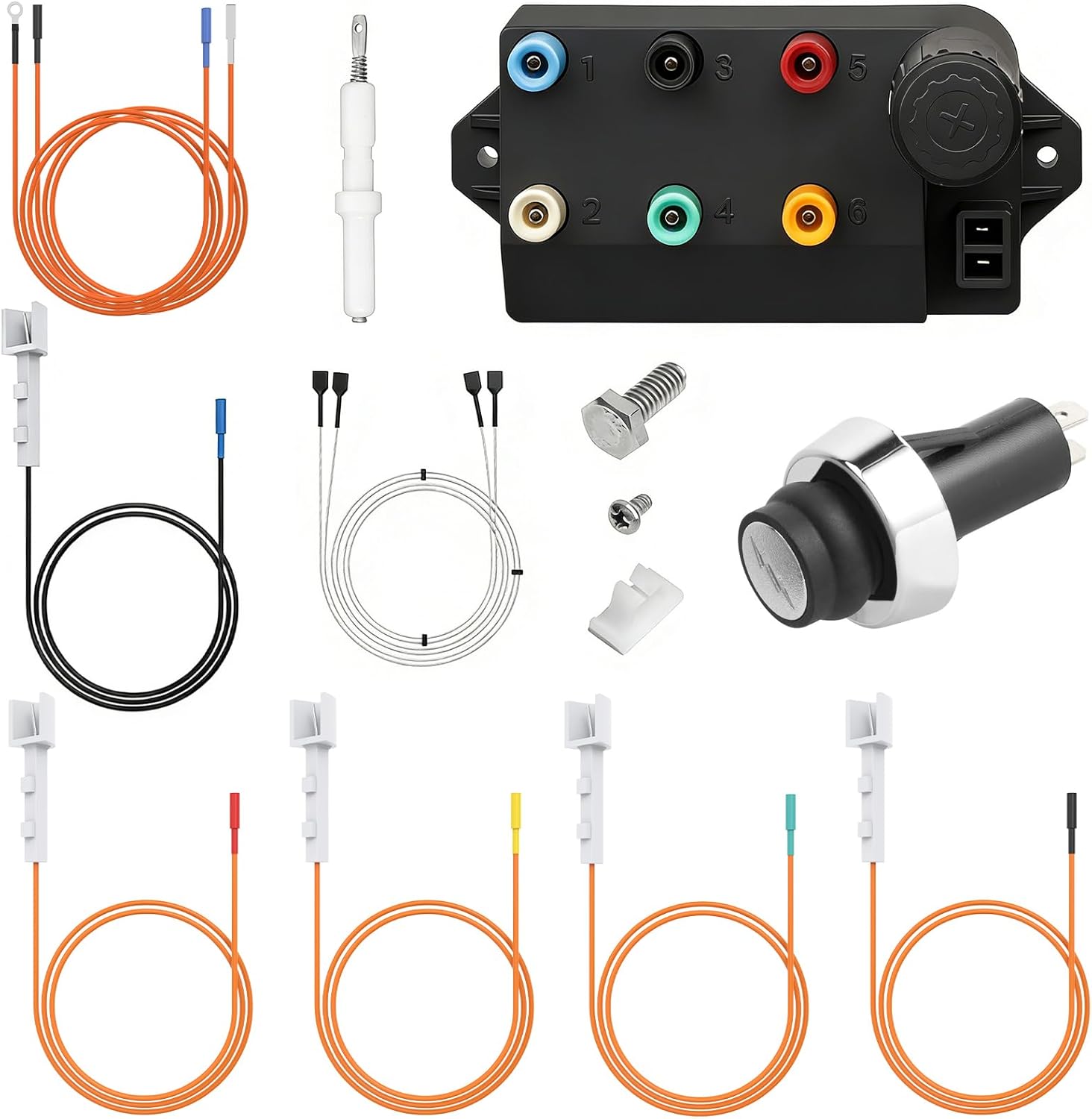 DELSbbq 67533 Grill Igniter Kit for Weber Genesis II 400 Series Gas Grills, Igniter Module for Weber Genesis II E-435 S-435 E-430 S-430 Series Model