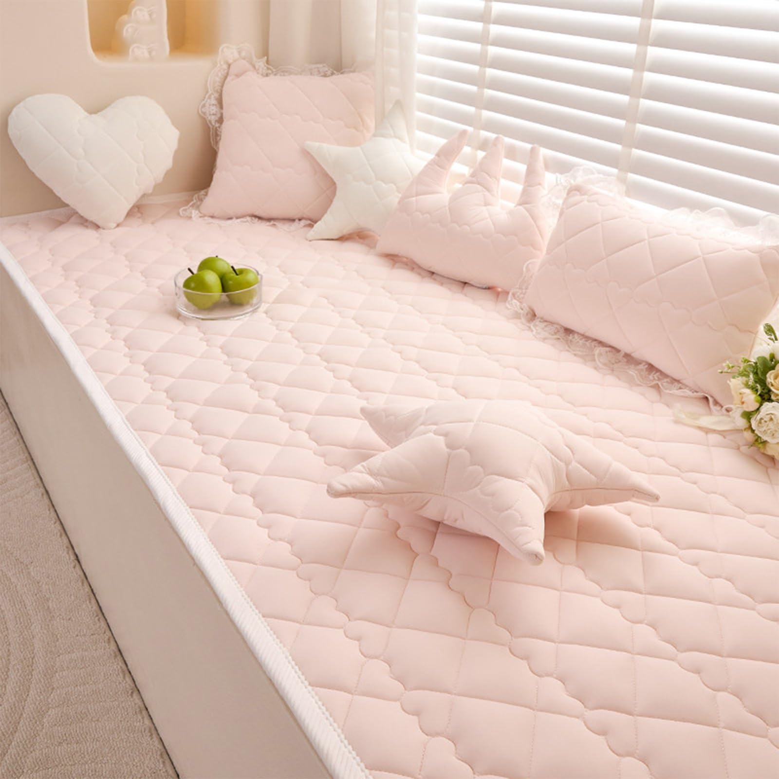Tapis d'appui de fenêtre antidérapant lavable pour protéger et isoler le rebord de chambre