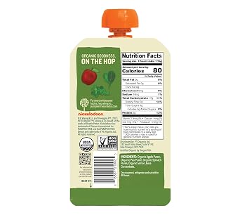 Peter Rabbit Organics Baby Pea Spinach Apple, 4.40 oz - Packaging may vary