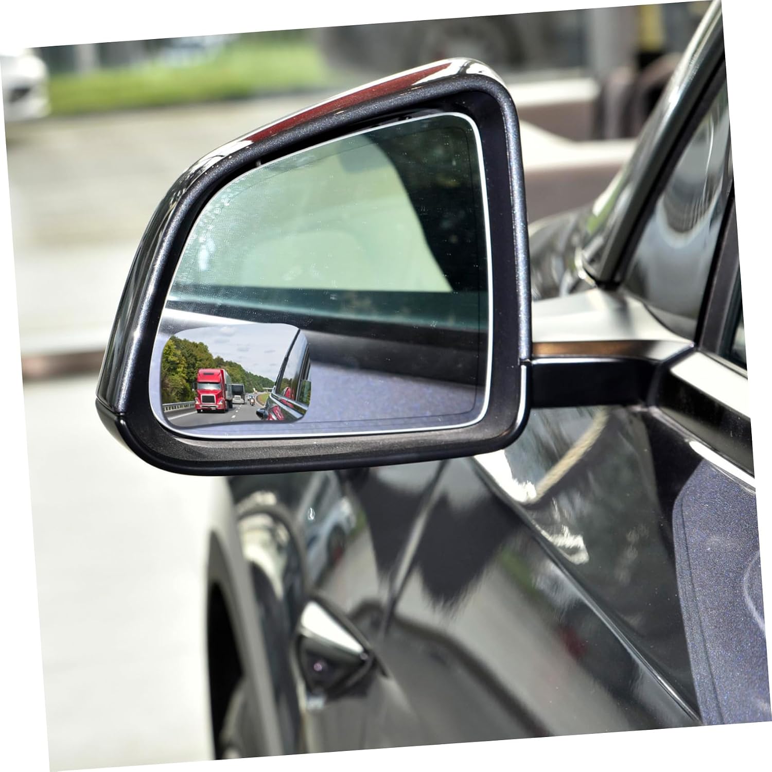 Adjustable Mirror for Car Stick-on Convex Rearview Mirrors 2-Piece Set for Vehicles Universal Fit for Cars and Motorcycles Improved Safety Visibility