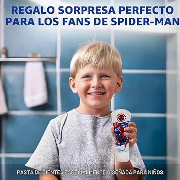 Spiderman Kids Mint Flavored Fluoride Toothpaste for Healthy Gums 75ml