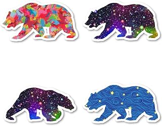 Bear Walking Magnet - Polar Bear Magnet, 5" x 5", Multicolor, Cute/Whimsical, Nature/Arctic, Vinyl, Refrigerator Magnet, 1 Count