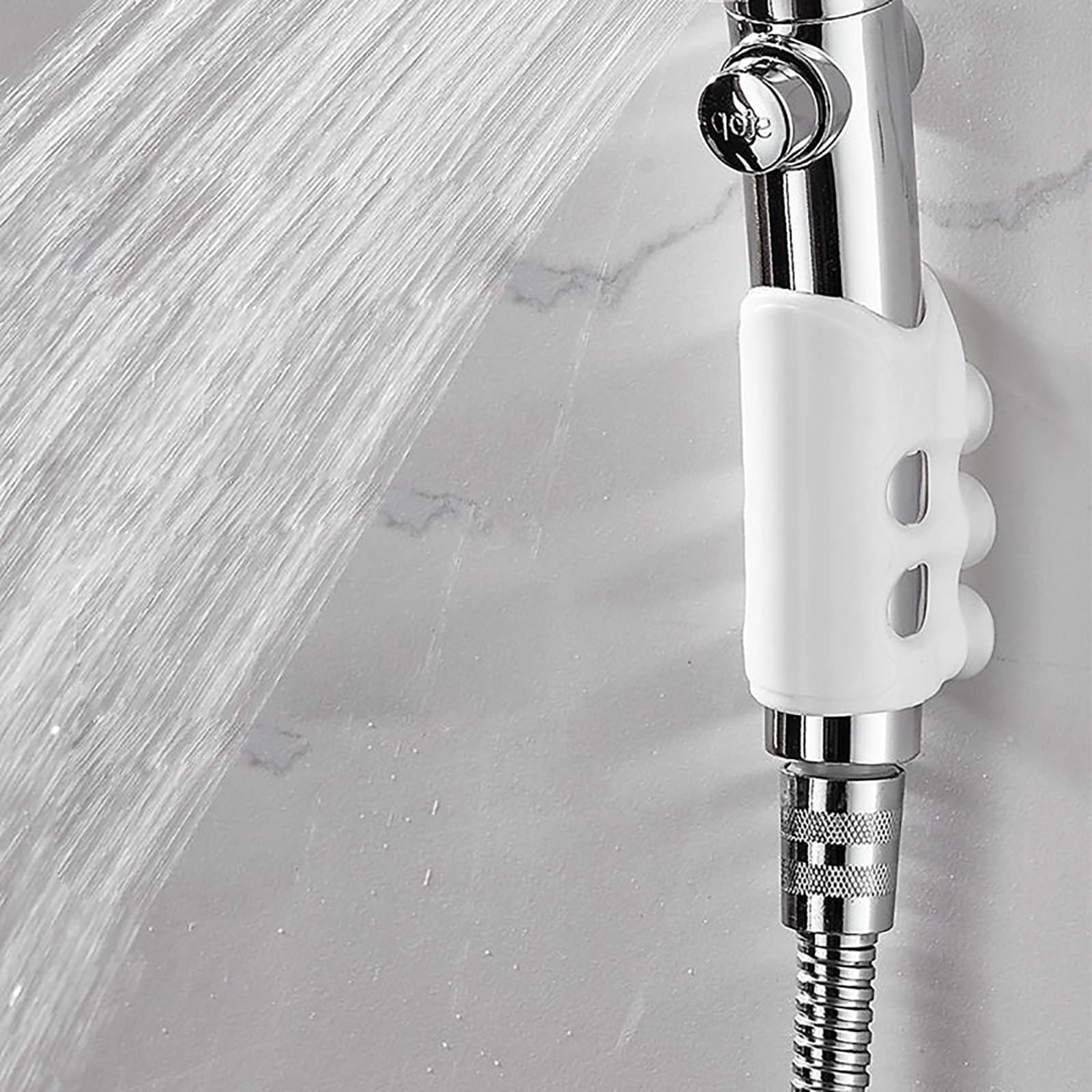 Shower Head Holder Wall Suction Bracket – Removable Silicone Suction Cup, No-Drill Punch-Free Installation