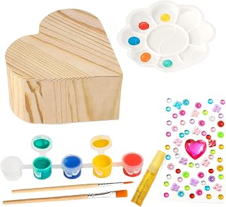 Make their own jewelry box, paint their own jewelry box - Painting set from to | Heart shaped treasure craft kit, painted craft kit