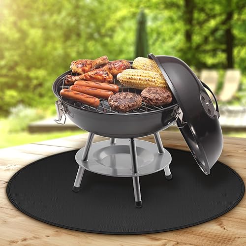 Miniatura 29 de Alfombrillas resistentes al calor de 25 x 19.5 pulgadas para parrilla al aire libre para proteger tu mesa de preparación y mesa de parrilla al aire