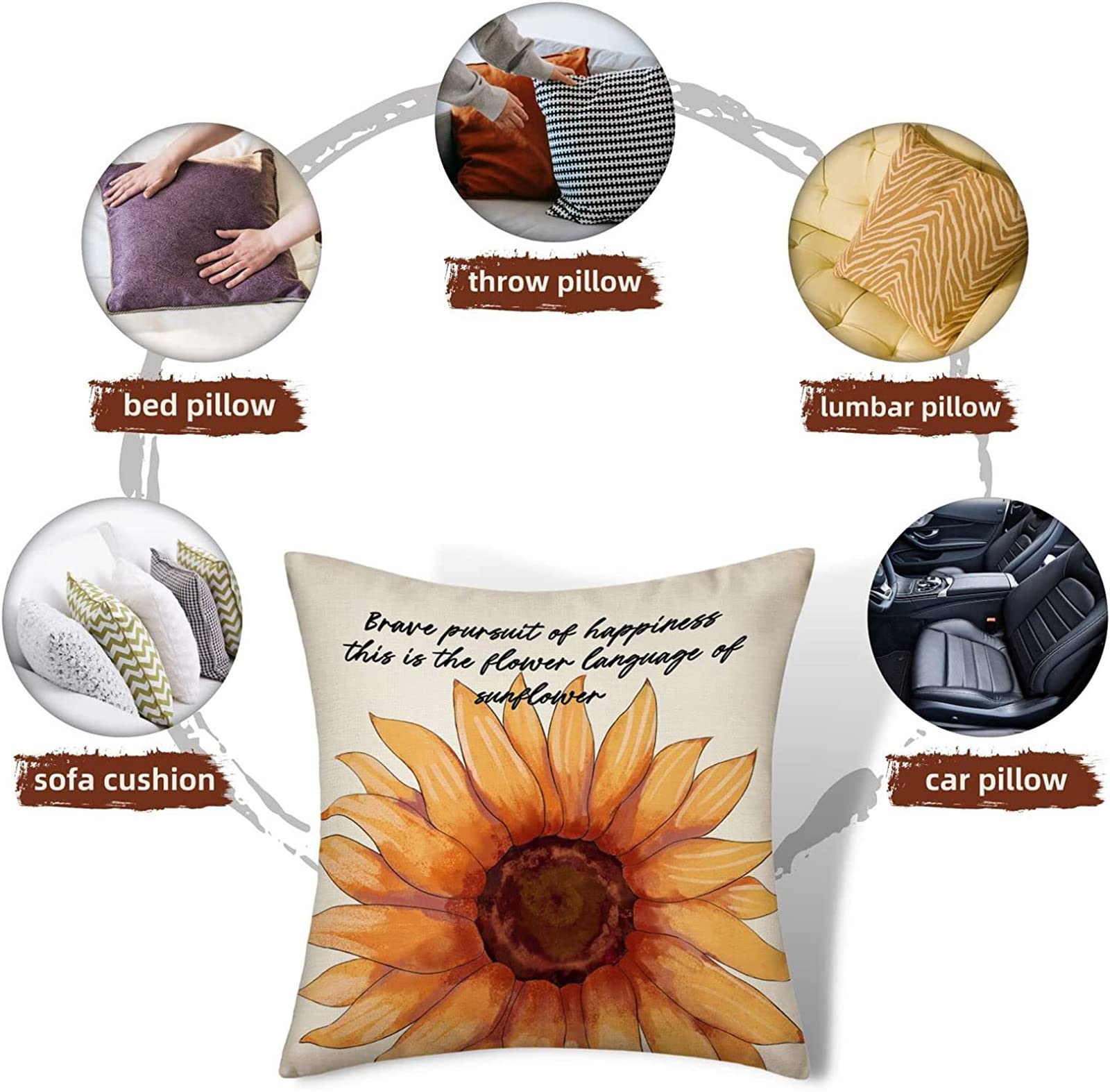 Housses De Coussin 50x70cm (x2) - Velours Doux, Motif Musique Noir/blanc, Imperméable, Fermeture éclair Cachée - 6