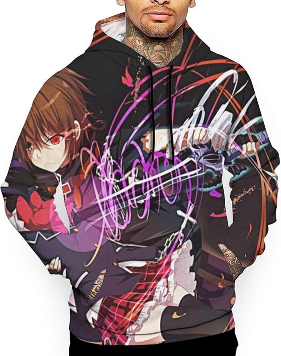 Amazon Co Jp 中二病でも恋がしたい 9 春 秋 冬服 メンズ 長袖パーカー柔らかく快適 フード付きセーター 100 ポリエステル シンプル ゆったり おしゃれ カジュアルスウェットパーカー ファッション