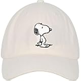 Concept One Unisex-Adult Peanuts Snoopy Dad Hat, Adult Baseball Cap with Curved Brim