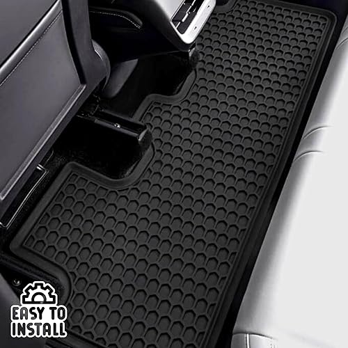 Miniatura 9 de Alfombrillas para Volvo XC90 2016-2024 3Row All Weather 5items Rubber Set Negro Antideslizante