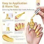 SAVILAND Metallic Nail Polish: Gold Chrome Nail Polish Quick Dry Nail Art Polish Bright and Shiny Fingernail Toenail Nail Polish for Beginner DIY Nail Art at Home