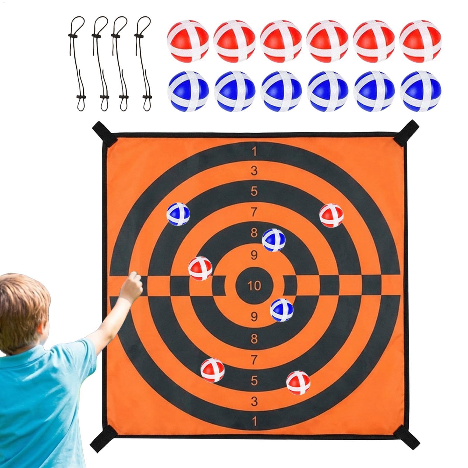 Jeu de fléchettes pour trampoline, adhésifs universels amusants et interactifs, accessoires de trampoline pour , pour maison, intérieur, extérieur, jardin, parc, fête, anniversaire, club