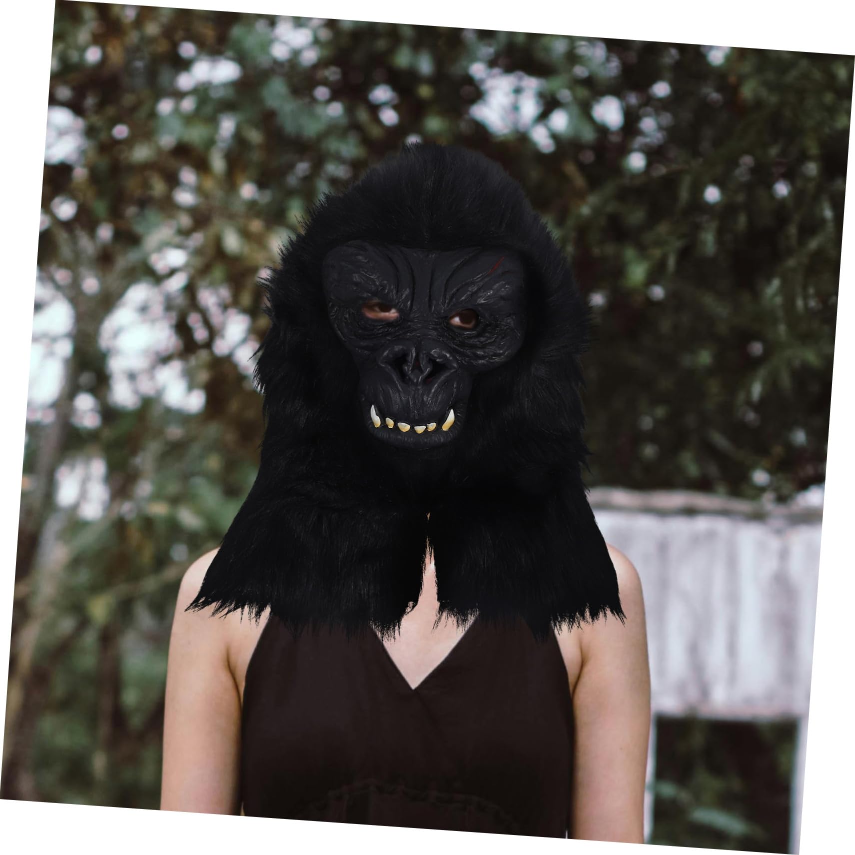 BESPORTBLE Maschera Testa Gorilla Maschera Decorativa Per Halloween Carnevale Accessorio Fotografico Unisex