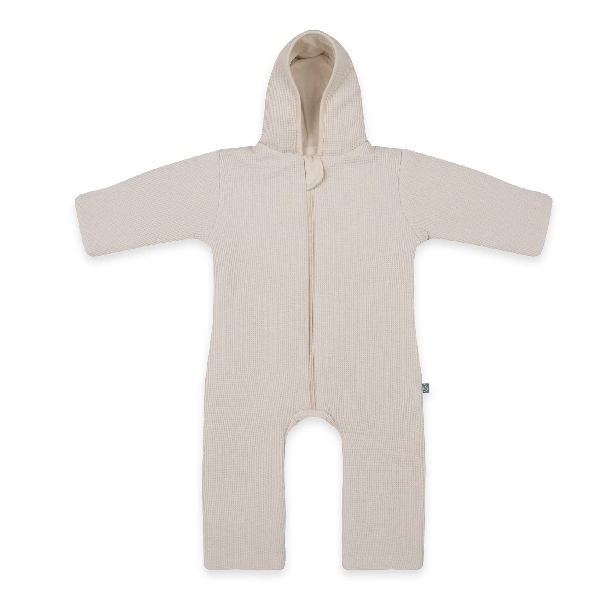 emma & noah Overall Baby, Mitwachsend, Baby Anzug mit Kapuze, Umschlagbare Beine und Ärmel, Wattiert und Gefüttert, Weich und Warm, Ideal für Herbst, Winter und Frühling