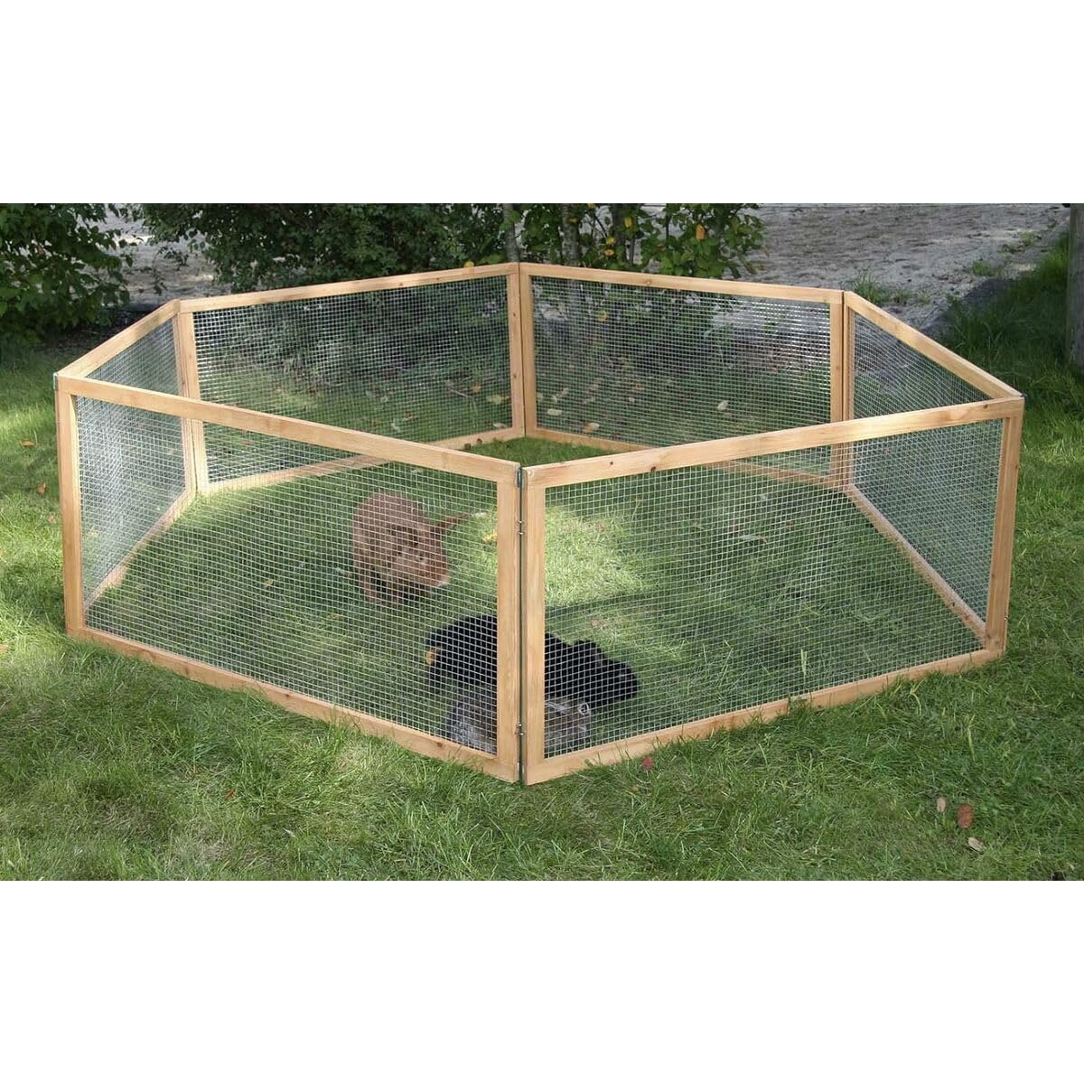 Kerbl Pet Recinto Vario, 120 x 120 x 59 cm, 6 elementi, montaggio flessibile, facile da montare, espandibile