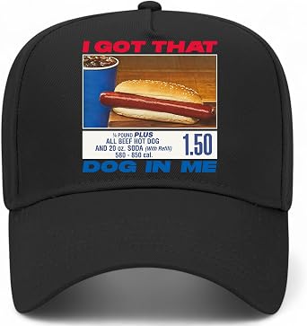 I Got That Dog in Me Trucker Hat | Hotdog Unhinged Funny Meme | Premium Snapback Hat for Men & Women