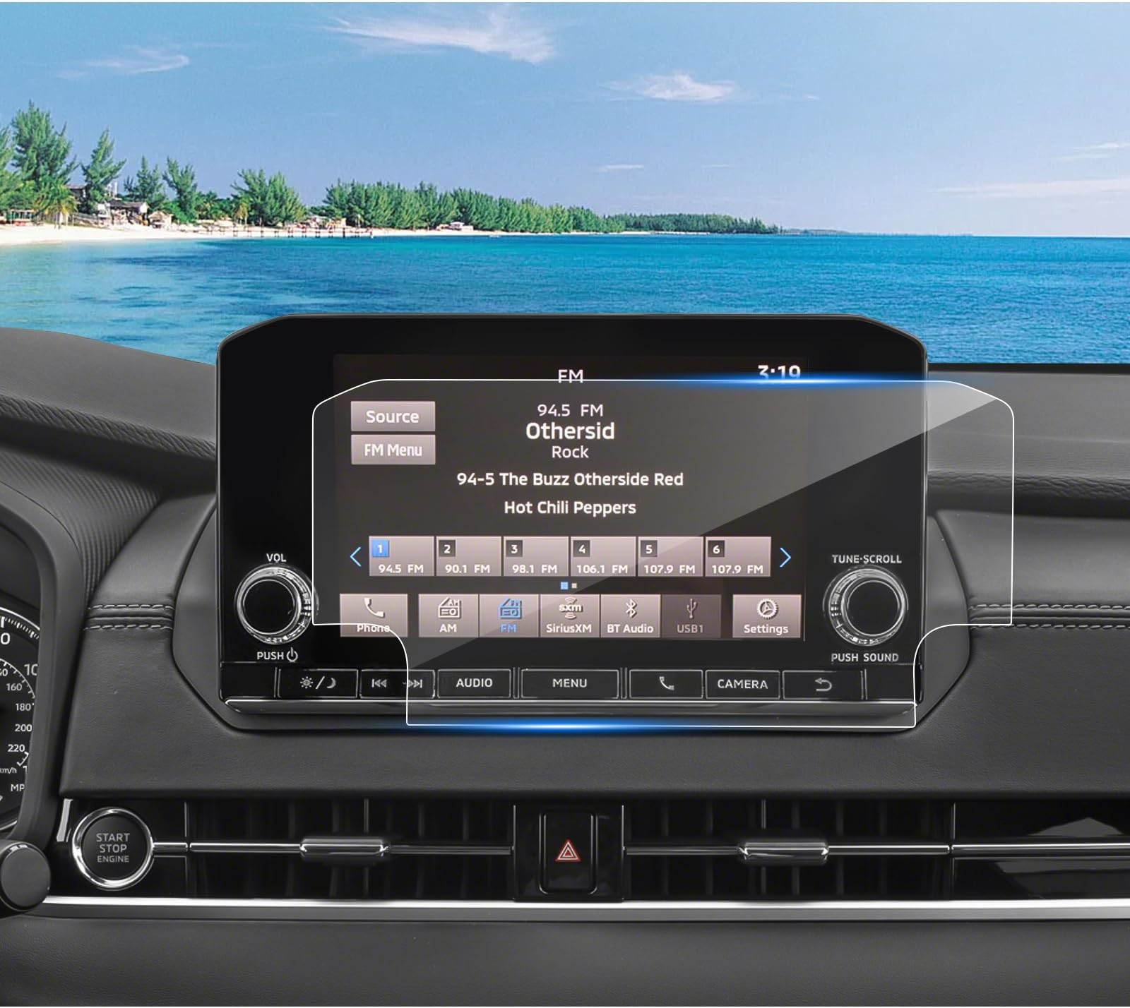 Coleya (4PC) for 2024 Hyundai Santa Fe Screen Protector for