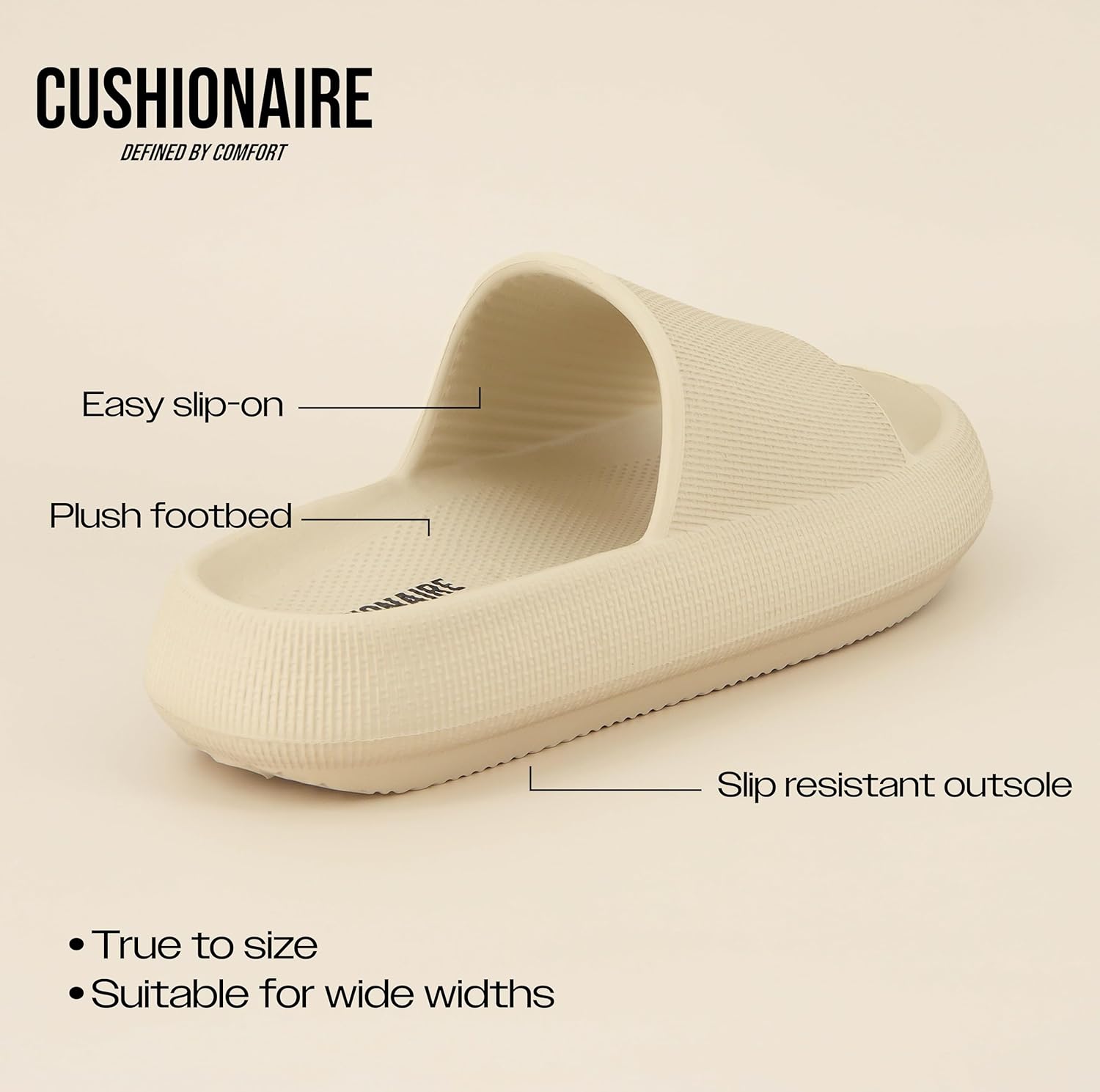 CUSHIONAIRE Sandálias femininas de recuperação de nuvem de penas com + conforto em promoção! Veja a oferta e mais achadinhos de Chinelos & Pantufas 9 Hoje é o melhor dia para comprar CUSHIONAIRE Sandálias femininas de recuperação de nuvem de penas com + conforto com aquele preço maroto! Promoção! Aproveite a oferta! 9