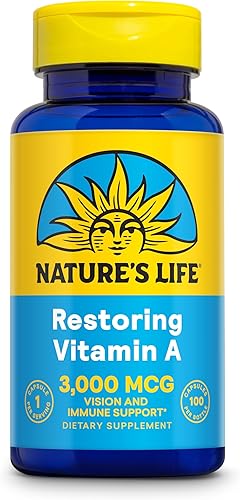 Nature's Life Vitamina A 10,000 UI | 100 ct