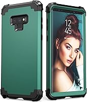 Vista 17 de IDweel Funda para Galaxy Note 9, Note 9 azul para hombres, 3 en 1, a prueba de golpes, delgada, híbrida, resistente, protección de policarbonato