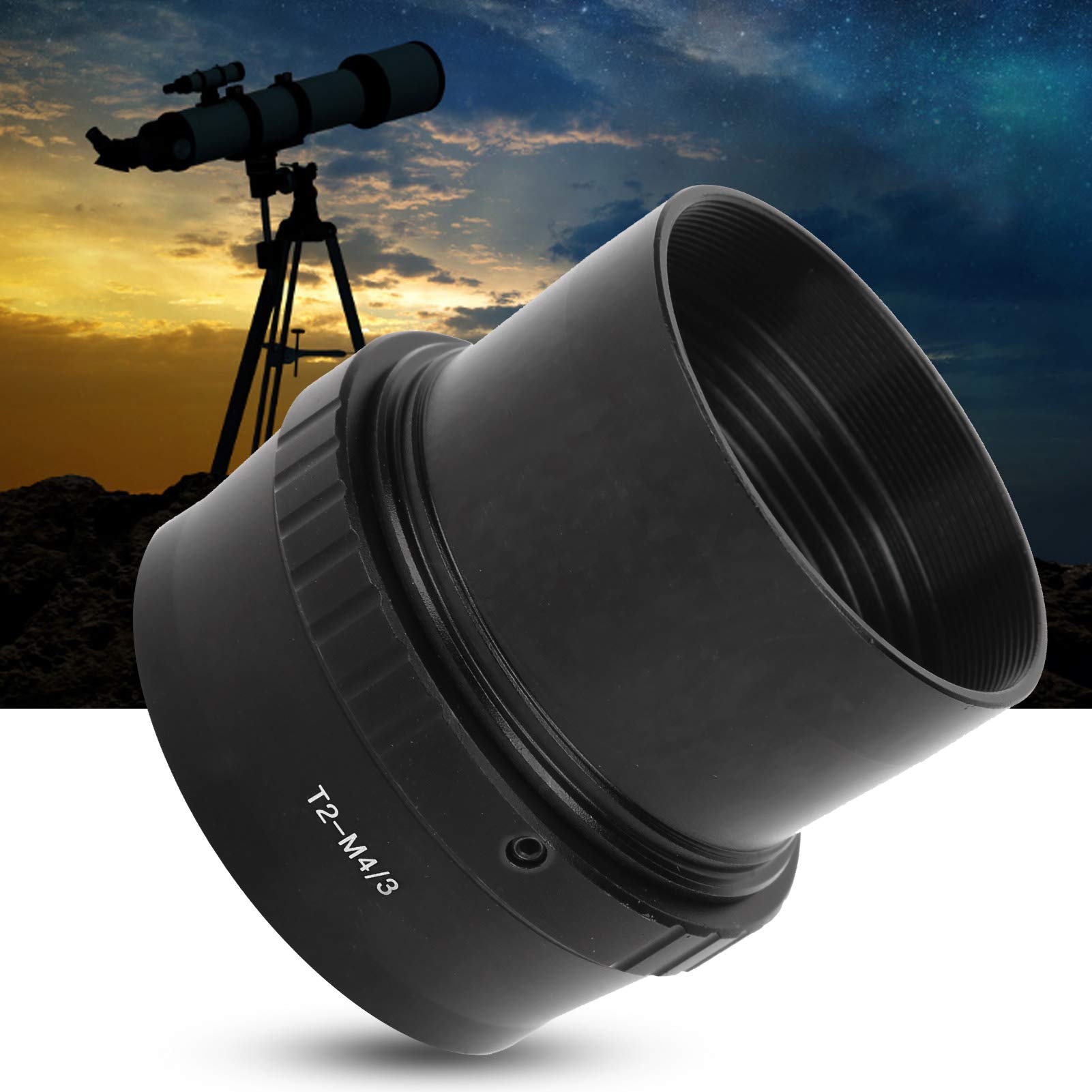 Anneau Adaptateur D'oculaire De Télescope, 2 'à T2 M42 * 0,75 Filetage En Alliage D'aluminium Et