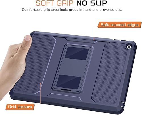 Miniatura 9 de MoKo Funda para iPad 9.7 20182017, iPad de 6 generacióniPad 5 generación, Resistente a prueba de golpes con protector de pantalla integrado para