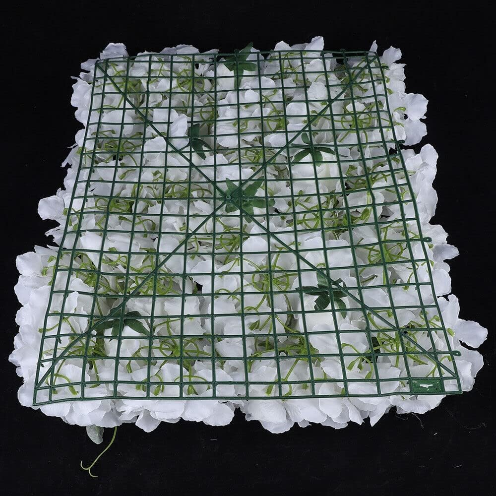 12pcs Artificial Flower Wall Panel DIY Wedding Backdrop Deco Floral Wall, for Wedding, Valentine's Day, Garden Wedding Ceremony, Bridal Shower, Anniversary