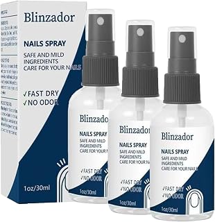 Nail Spray, Long Lasting Nail Polish, 7Days Nail Treatment, Keeps Feet Fresh & Dry All Day, for All Nail Types (3 pcs)