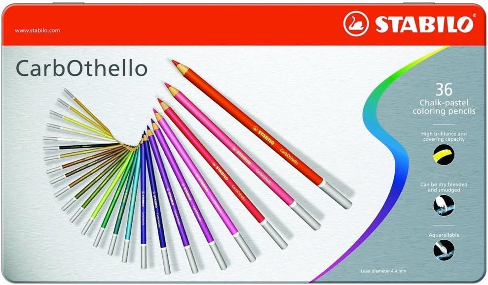 STABILOCarb-Othello Pastel Pencil 36 Color Set