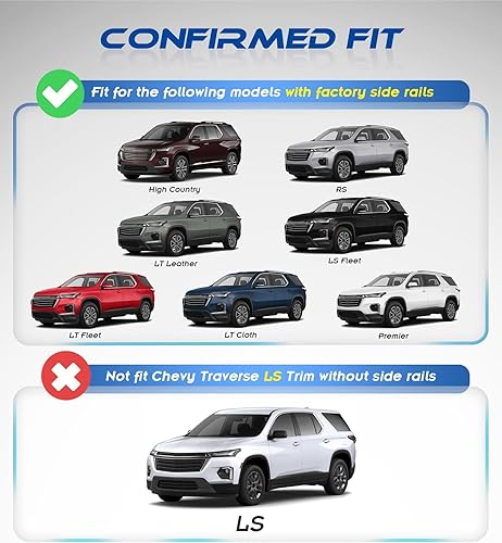 Miniatura 9 de Barras transversales resistentes de 220 libras aptas para Jeep Compass 2017-2024  Portaequipajes de techo para kayak, snowboard, tabla de surf,