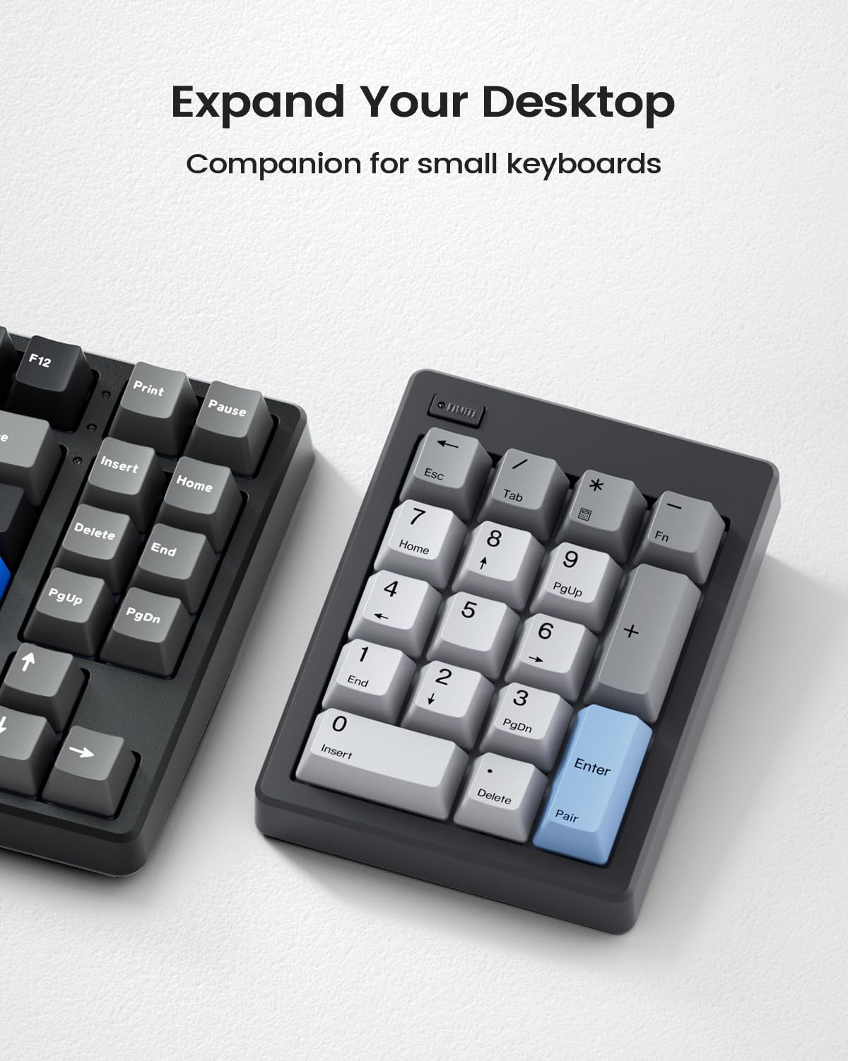 FD17 Wireless Mechanical Number Pad(Beige&Black)