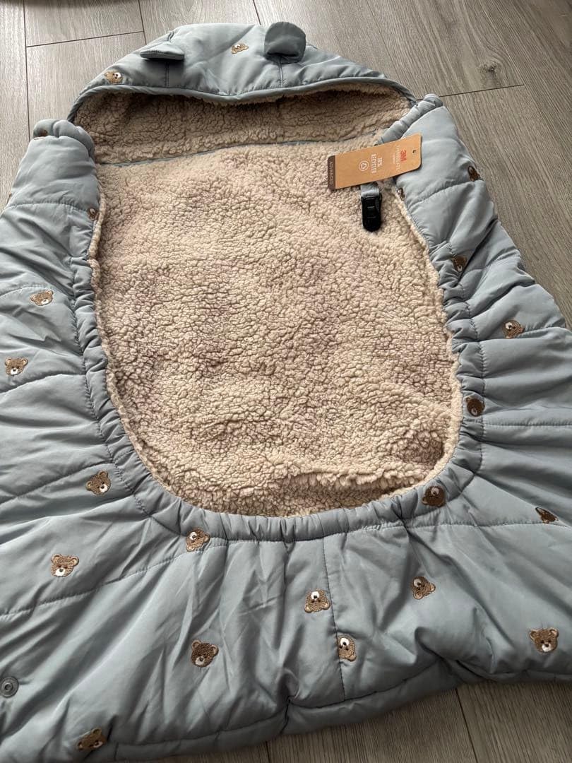 タグ付き 防寒カバー ベビーケープ ブランケット 冬 あったか