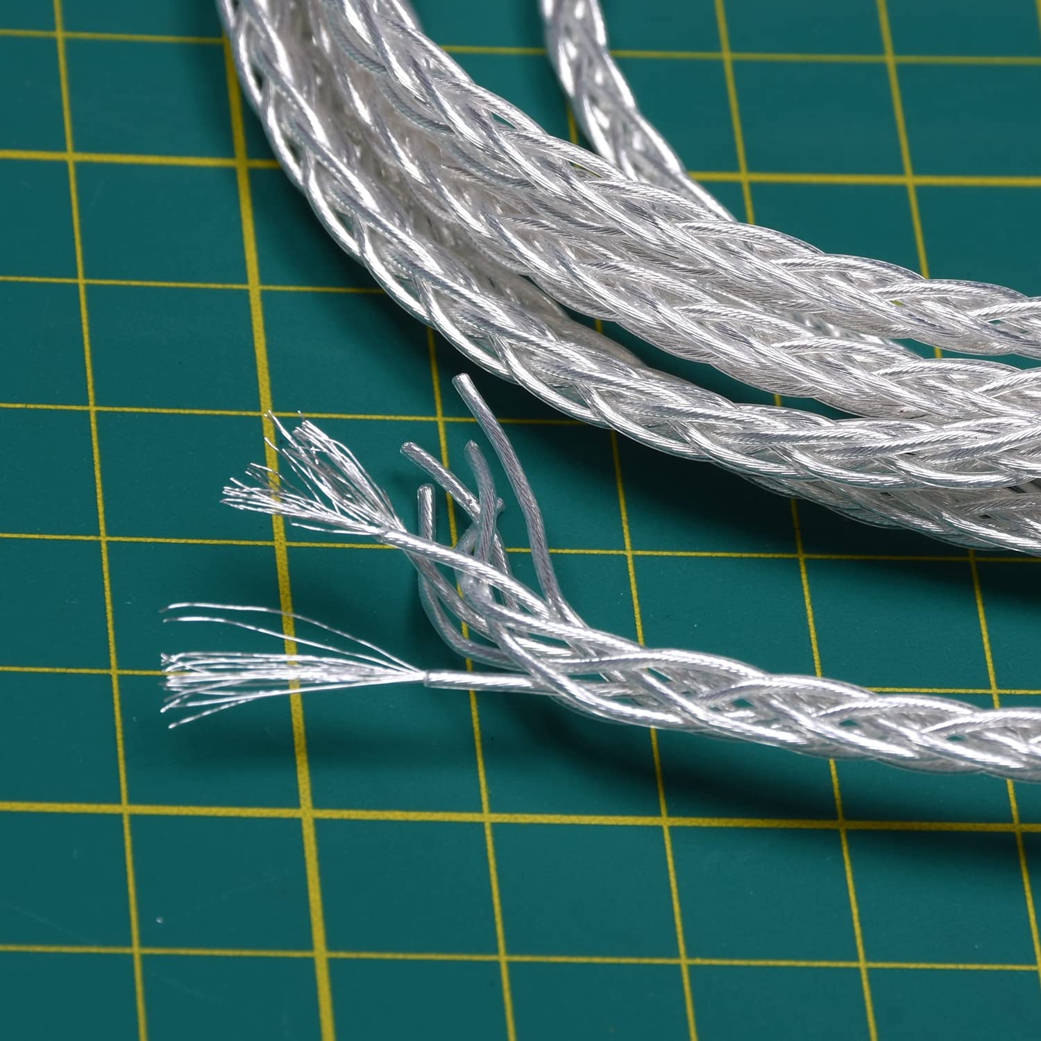 6ft 8 Cores 5N Silver Plated Cable Hand Made for ZMF Eikon Auteur Audeze LCD-2 LCD-3 LCD-4 LCD-X LCD-XC Headphone Cable Upgrade Cable