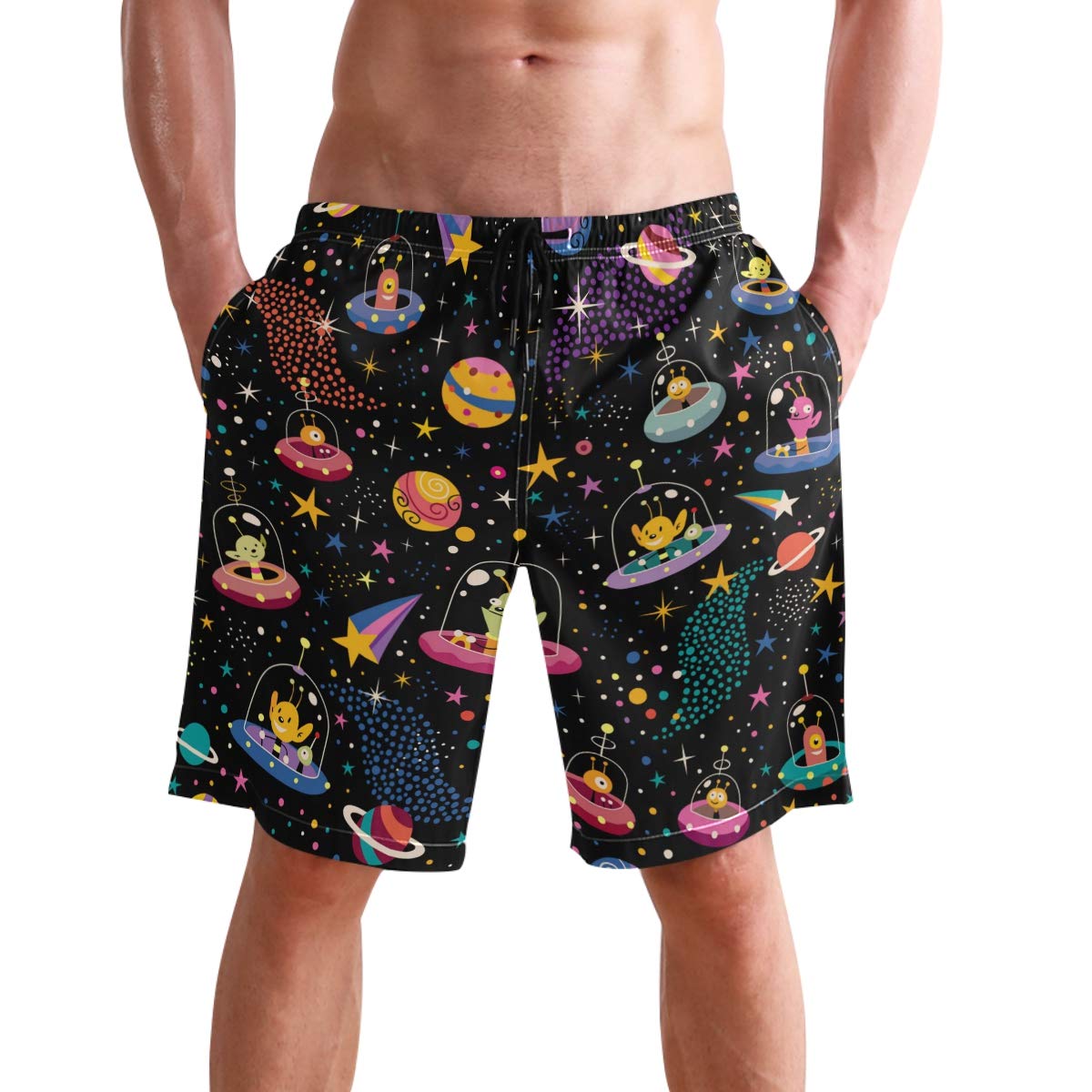 Visesunny Short De Plage élégant Hawaïen Pour Homme Avec Doublure En