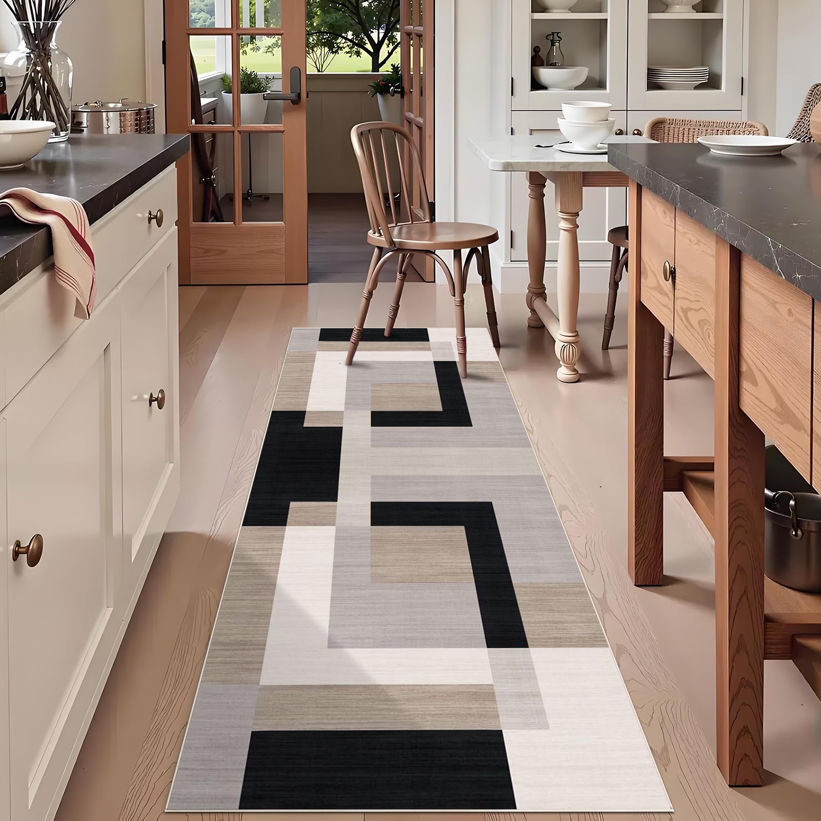 Alfombra de cocina lavable y antideslizante ideal para pasillo y dormitorio