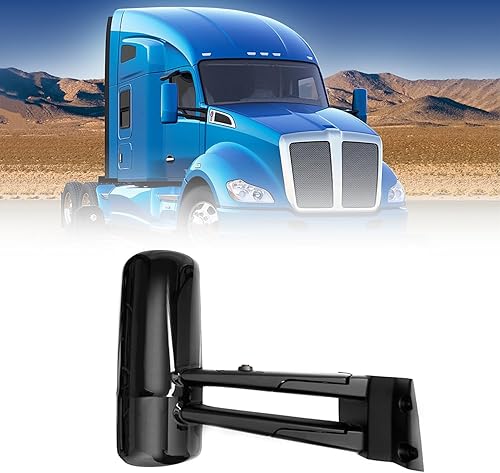Miniatura 4 de TORQUE Juego de espejo cromado para el lado del pasajero Kenworth T680 T880 W990 Series 2014-2021 con calefacción eléctrica del lado derecho del