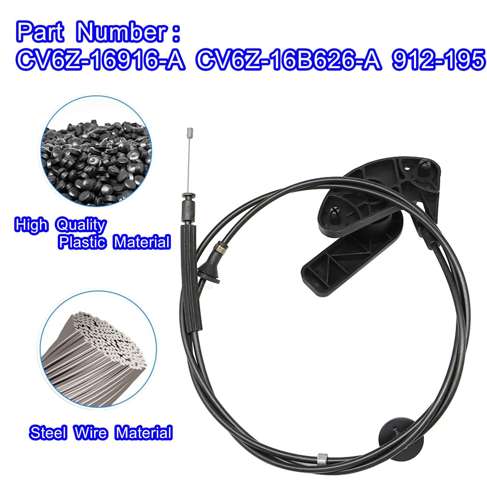 Amazon.com: Hood Release Cable Assembly CV6Z16916A,Fit for Ford