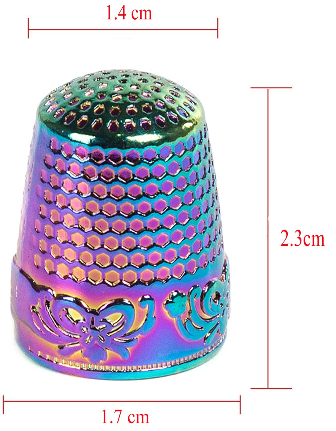 Dé à Coudre Réglable En Métal, Protège Doigts En Cuivre De Qualité