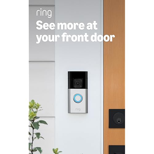 Ring Battery Doorbell Plus, Home or business security, Head-to-Toe HD+ Video, motion detection & alerts, and Two-Way Talk