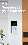 Ring Battery Doorbell Plus, Home or business security, Head-to-Toe HD+ Video...