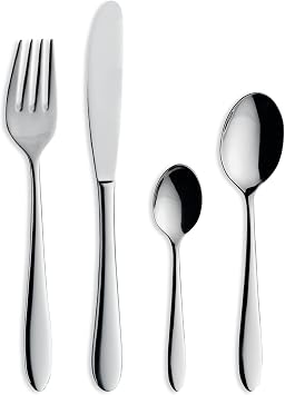 Amefa Monogram Sure 24 Piece Boxed Flatware Set for 6 people