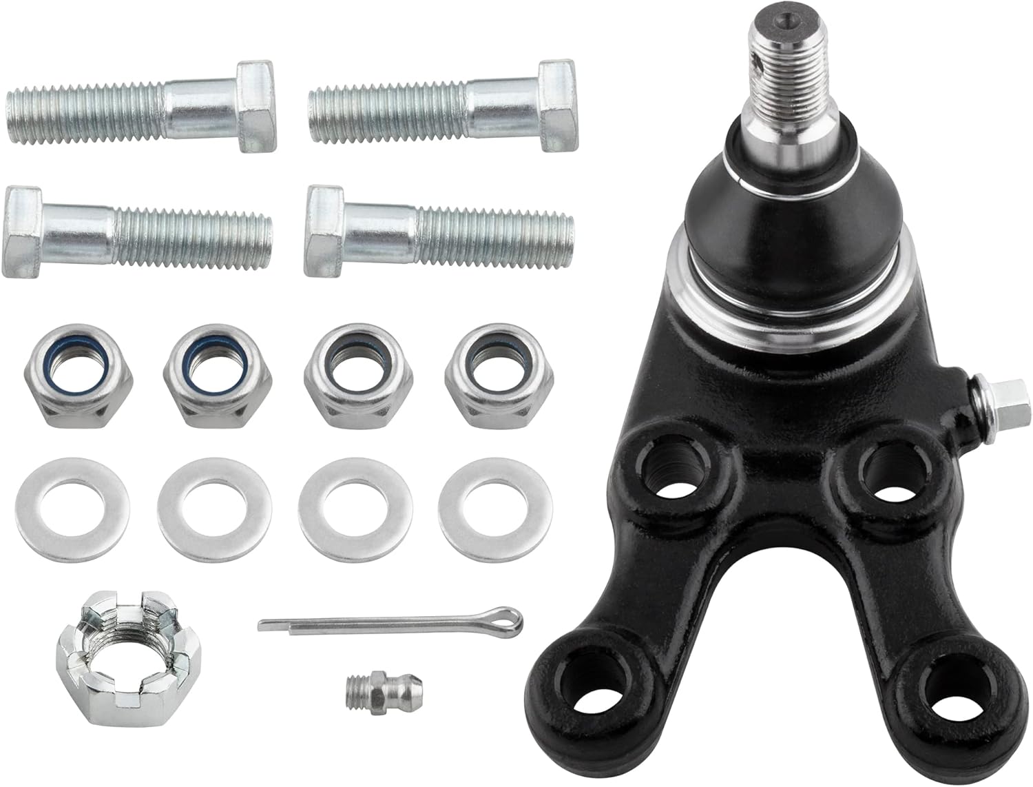 BOXI (Set of 2) Lower Front Ball Joints Kit Pair K9754 K9755 for Mitsubishi Montero 1992-2000, Front Lower Ball joints Kit for Mitsubishi Montero Sport 1997-2004