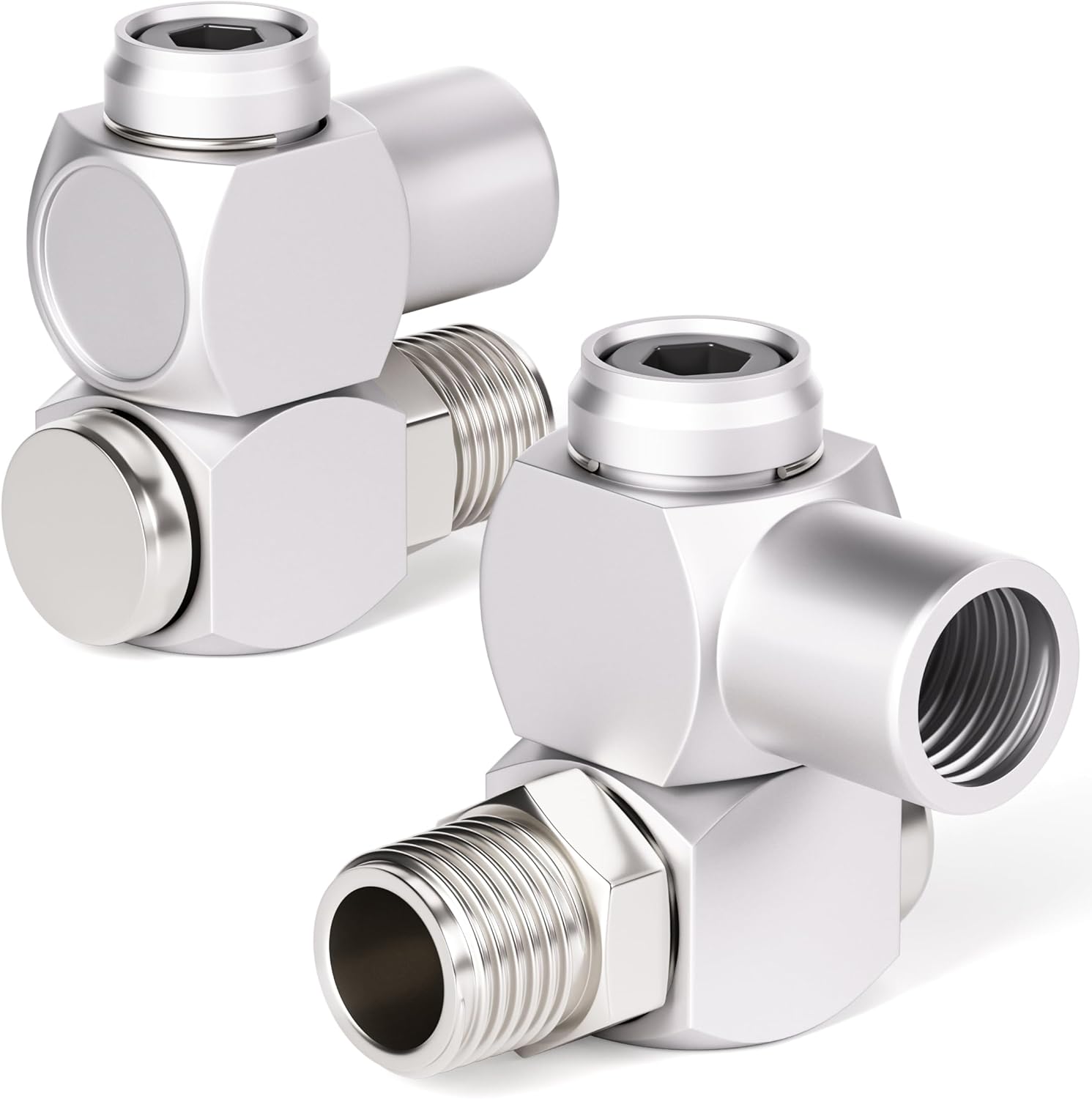 TAILONZ PNEUMATIC 1Pcs 1/4 Inch Air Tool Swivel Fitting 360 Degree