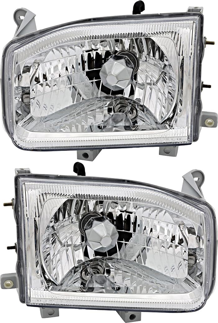 For Nissan Pathfinder Headlights Lamps Set 1999 2000 2001 2002 2003 2004 Halogen Driver and Passenger Side
