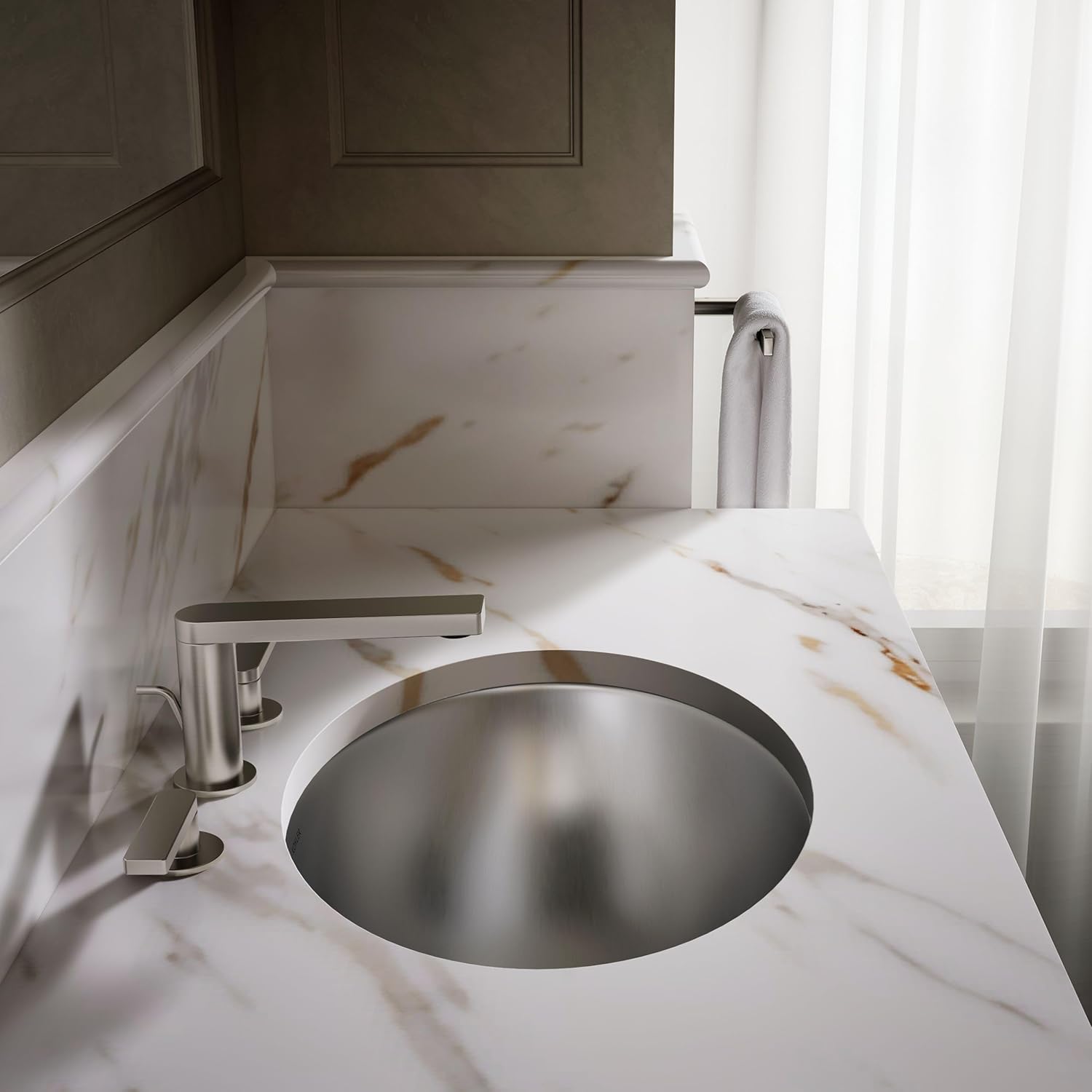 KOHLER Rhythm Elliptical Luster Fin Under Mnt