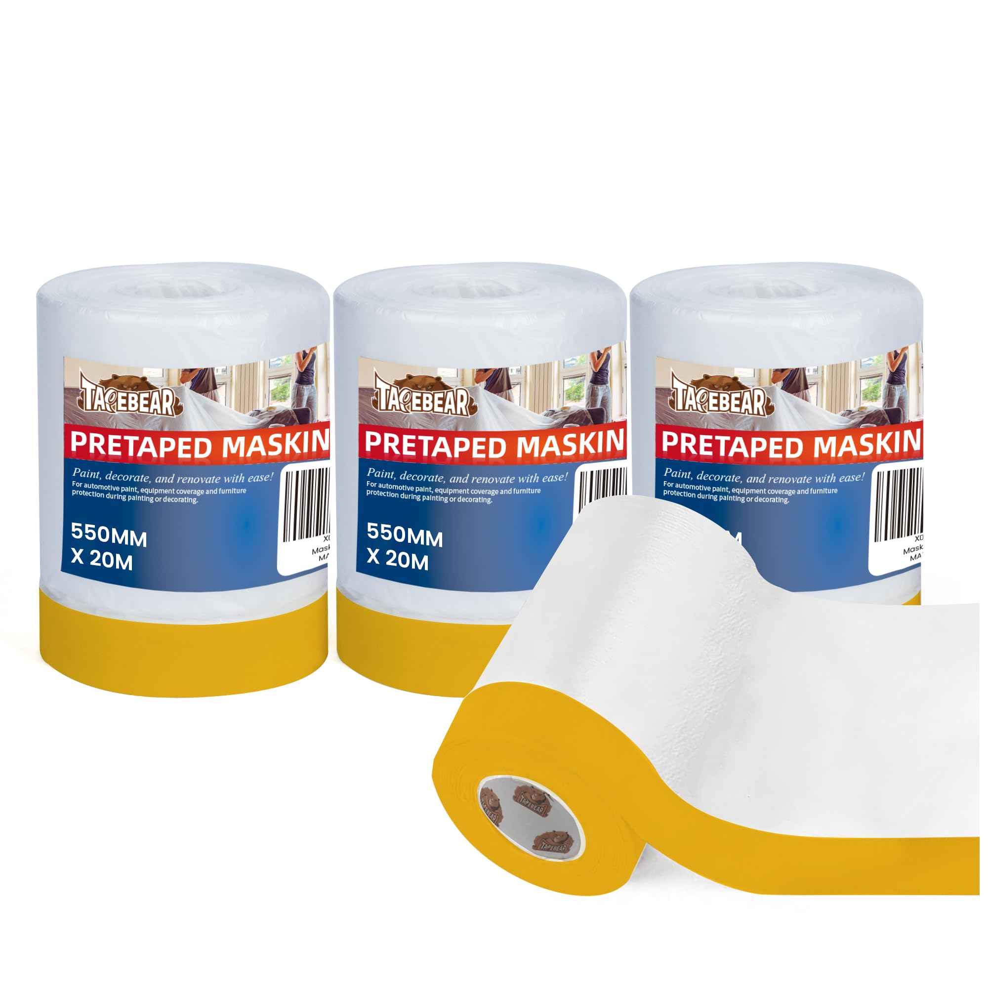 Plástico protector para pintar paredes sin manchar rodapiés y suelos 8